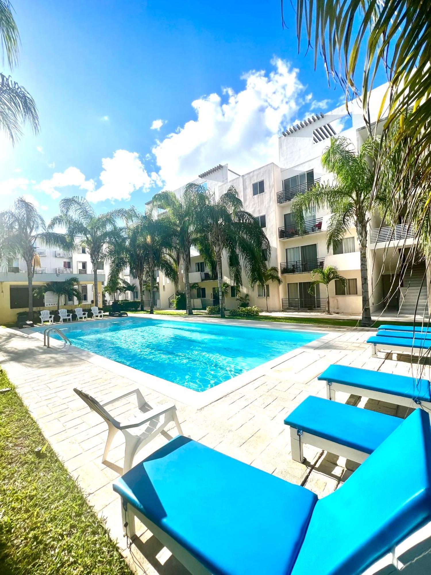 Apartamento Departamento Blue Vacacional Playa del Carmen Exterior foto